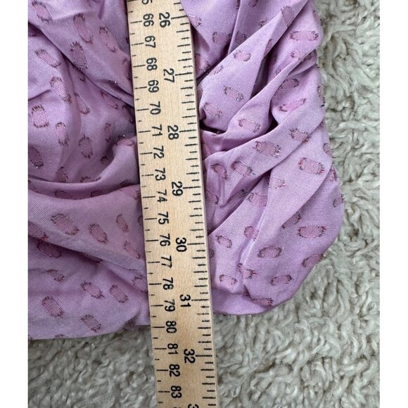 Anthropologie Hutch Ruched Wren off the shoulder Mini Dress lilac sz 6 - Picture 7 of 11